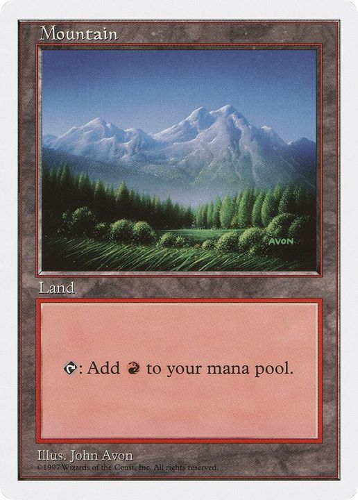 Mountain in the group Magic the Gathering / Types / Land / Mountain at Proxyprinters.com (45172)