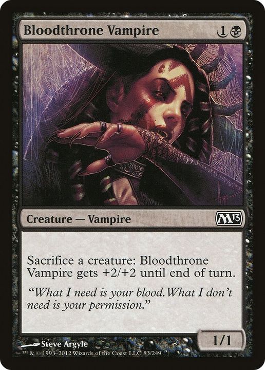 Bloodthrone Vampire in the group Magic the Gathering / Types / Colors / Black at Proxyprinters.com (45175)