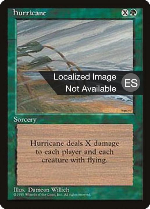 Hurricane in the group Magic the Gathering / Types / Colors / Green at Proxyprinters.com (45179)