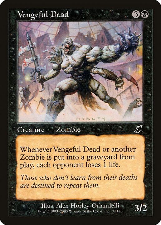 Vengeful Dead in the group Magic the Gathering / Sets / Scourge at Proxyprinters.com (45185)