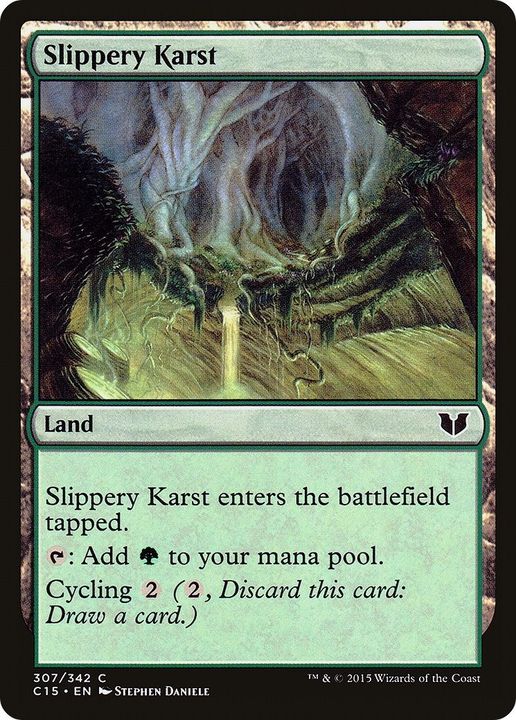 Slippery Karst in the group Magic the Gathering / Types / Colors / Colorless at Proxyprinters.com (45192)