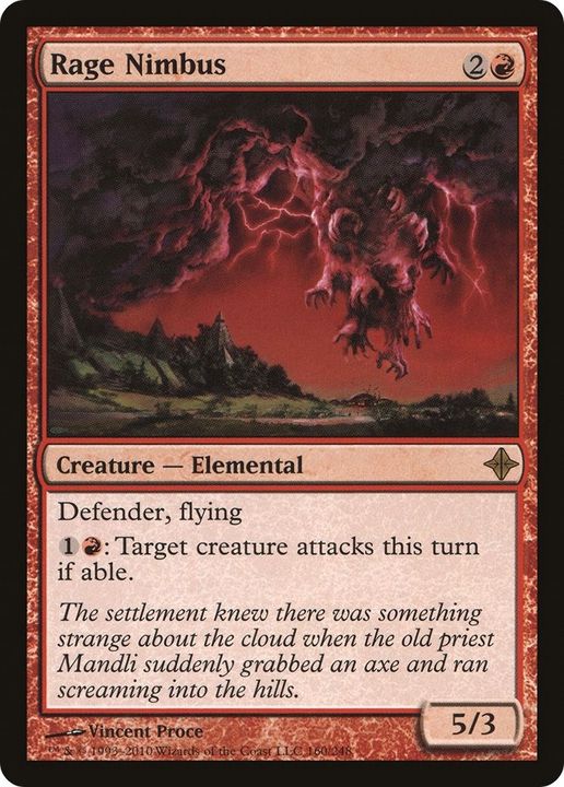 Rage Nimbus in the group Magic the Gathering / Types / Colors / Red at Proxyprinters.com (45207)