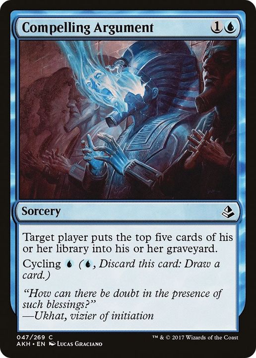 Compelling Argument in the group Magic the Gathering / Types / Colors / Blue at Proxyprinters.com (45235)