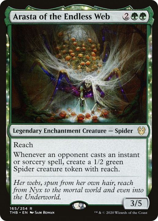 Arasta of the Endless Web in the group Magic the Gathering / Types / Enchantment / Legendary Enchantment at Proxyprinters.com (45239)