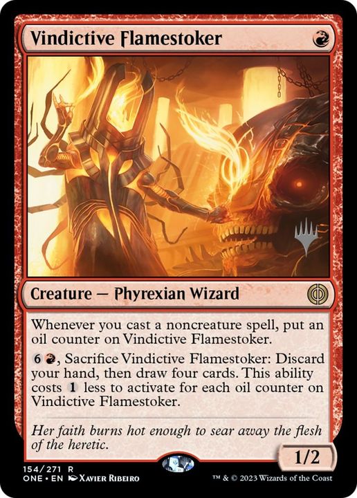 Vindictive Flamestoker in the group Magic the Gathering / Types / Creatures / Wizard at Proxyprinters.com (45286)