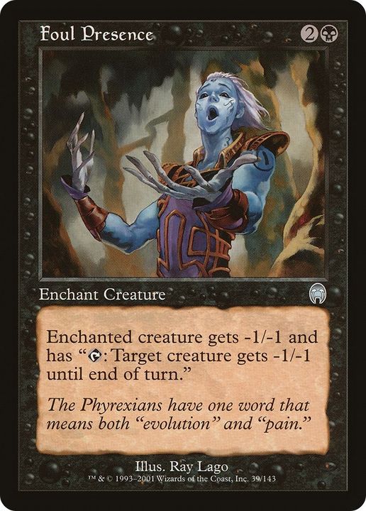 Foul Presence in the group Magic the Gathering / Types / Colors / Black at Proxyprinters.com (45291)