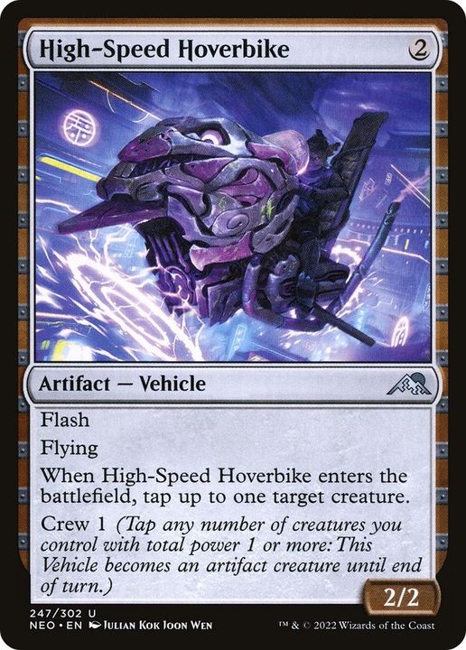 High-Speed Hoverbike in the group Magic the Gathering / Sets / Kamigawa: Neon Dynasty at Proxyprinters.com (45304)