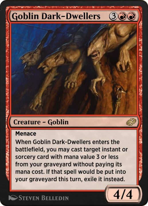 Goblin Dark-Dwellers in the group Magic the Gathering / Types / Creatures / Goblin at Proxyprinters.com (45321)