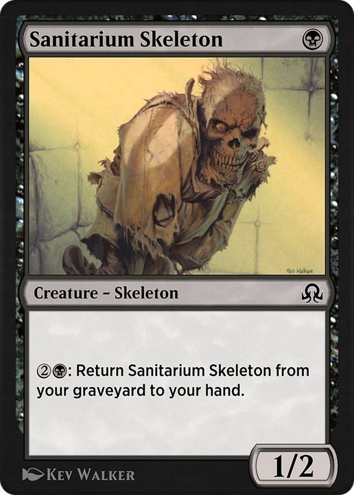 Sanitarium Skeleton in the group Magic the Gathering / Types / Colors / Black at Proxyprinters.com (45328)