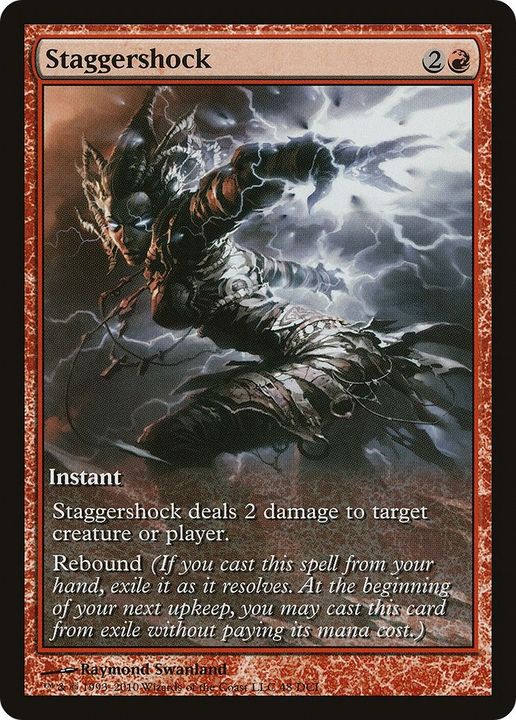 Staggershock in the group Magic the Gathering / Types / Colors / Red at Proxyprinters.com (45342)