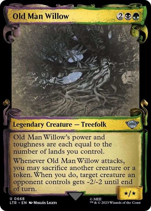 Old Man Willow in the group Magic the Gathering / Types / Colors / Multicolors / B, G at Proxyprinters.com (45346)