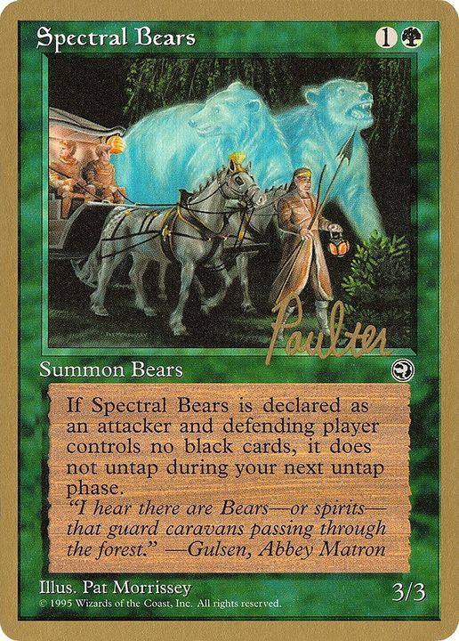 Spectral Bears in the group Magic the Gathering / Types / Colors / Green at Proxyprinters.com (45357)