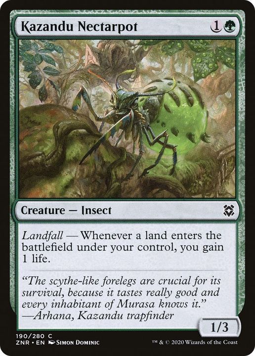 Kazandu Nectarpot in the group Magic the Gathering / Types / Colors / Green at Proxyprinters.com (45380)