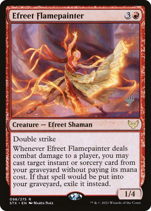 Efreet Flamepainter in the group Magic the Gathering / Sets / Strixhaven: School of Mages Promos at Proxyprinters.com (45382)