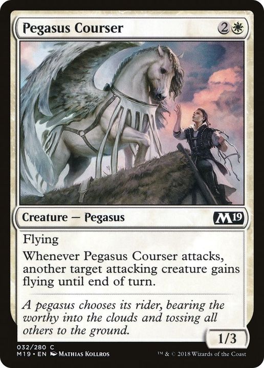 Pegasus Courser in the group Magic the Gathering / Sets / Core Set 2019 at Proxyprinters.com (4539)