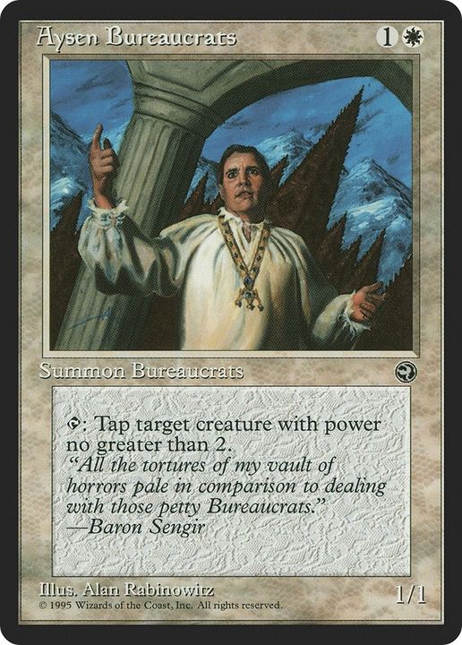 Aysen Bureaucrats in the group Magic the Gathering / Types / Creatures / Human at Proxyprinters.com (45392)