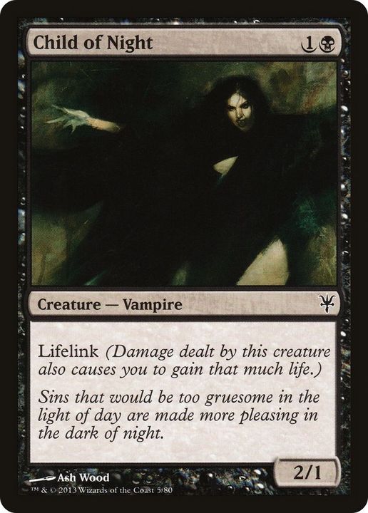 Child of Night in the group Magic the Gathering / Types / Colors / Black at Proxyprinters.com (45406)