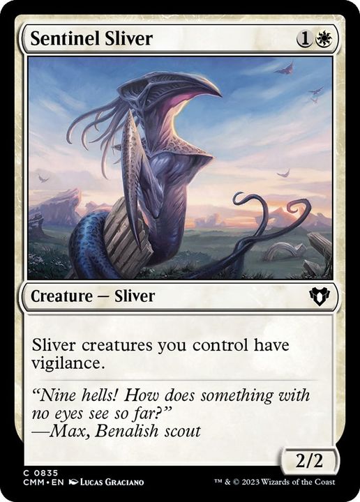 Sentinel Sliver in the group Magic the Gathering / Types / Colors / White at Proxyprinters.com (45408)