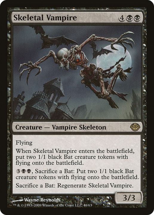 Skeletal Vampire in the group Magic the Gathering / Types / Colors / Black at Proxyprinters.com (45416)