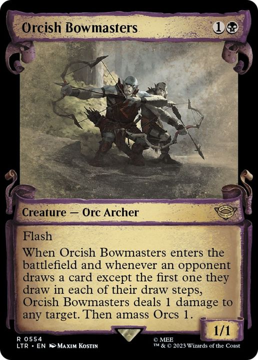 Orcish Bowmasters in the group Magic the Gathering / Sets / The Lord of the Rings: Tales of Middle-earth at Proxyprinters.com (45418)