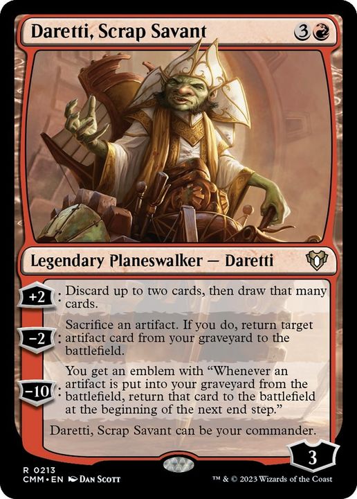 Daretti, Scrap Savant in the group Magic the Gathering / Sets / Commander Masters at Proxyprinters.com (45419)