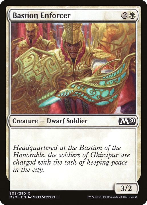 Bastion Enforcer in the group Magic the Gathering / Sets / Core Set 2020 at Proxyprinters.com (45429)