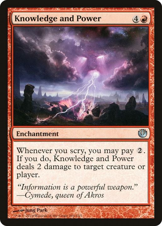 Knowledge and Power in the group Magic the Gathering / Types / Enchantment / Enchantment at Proxyprinters.com (45462)