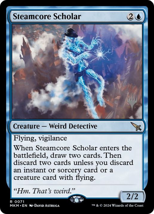 Steamcore Scholar in the group Magic the Gathering / Types / Colors / Blue at Proxyprinters.com (45473)