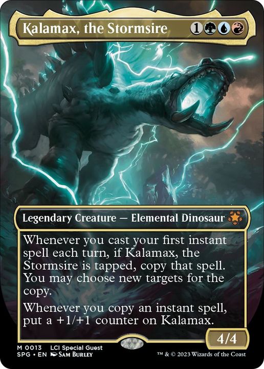 Kalamax, the Stormsire in the group Magic the Gathering / Types / Colors / Multicolors / G, R, U at Proxyprinters.com (45480)