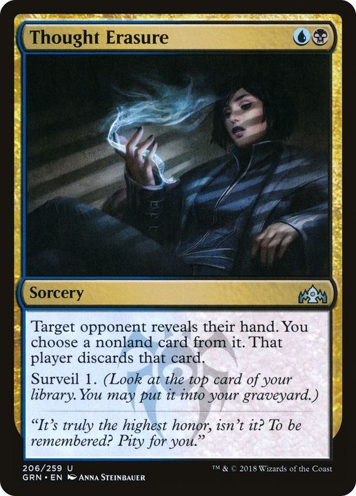 Thought Erasure in the group Magic the Gathering / Types / Colors / Multicolors / B, U at Proxyprinters.com (45483)