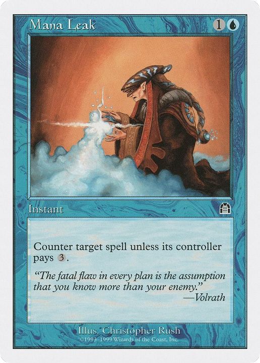 Mana Leak in the group Magic the Gathering / Sets / Battle for Baldur's Gate Promos at Proxyprinters.com (45484)