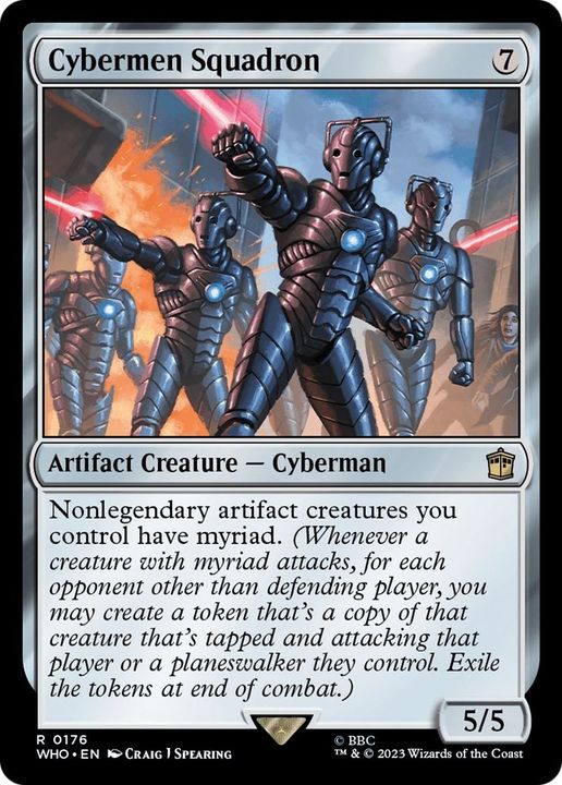 Cybermen Squadron in the group Magic the Gathering / Types / Colors / Colorless at Proxyprinters.com (45489)