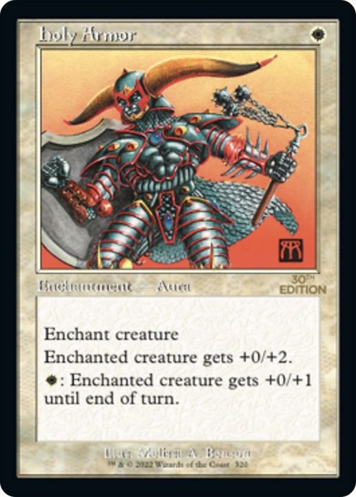 Holy Armor in the group Magic the Gathering / Types / Colors / White at Proxyprinters.com (45492)