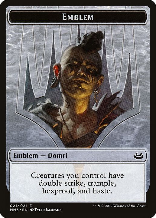 Domri Rade Emblem in the group Magic the Gathering / Sets / MOM Japanese Promo Tokens at Proxyprinters.com (45512)