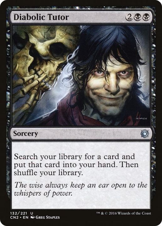 Diabolic Tutor in the group Magic the Gathering / Types / Colors / Black at Proxyprinters.com (45519)