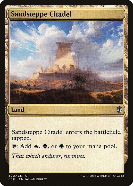 Sandsteppe Citadel in the group Magic the Gathering / Types / Colors / Colorless at Proxyprinters.com (45526)