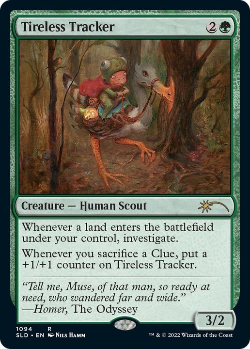 Tireless Tracker in the group Magic the Gathering / Sets / Secret Lair / Secret Lair Drop at Proxyprinters.com (45546)