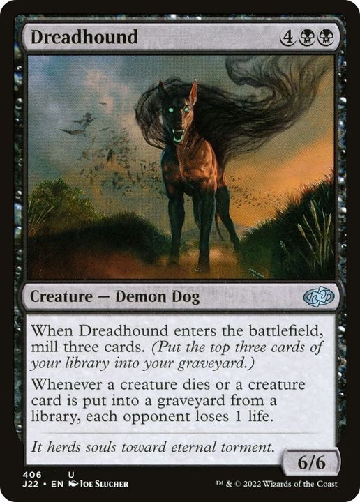 Dreadhound in the group Magic the Gathering / Types / Colors / Black at Proxyprinters.com (45547)