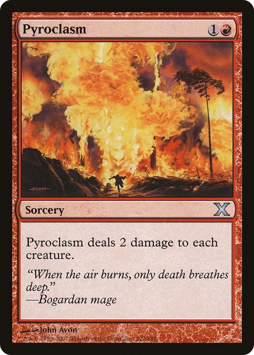 Pyroclasm in the group Magic the Gathering / Sets / Tenth Edition at Proxyprinters.com (4555)