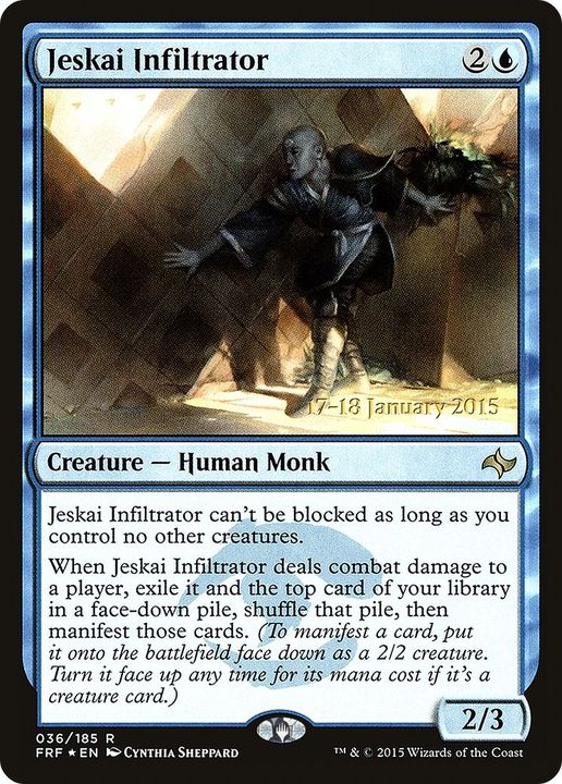 Jeskai Infiltrator in the group Magic the Gathering / Types / Creatures / Human at Proxyprinters.com (45562)