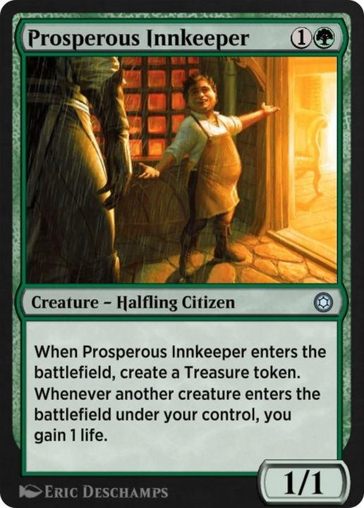 Prosperous Innkeeper in the group Magic the Gathering / Types / Colors / Green at Proxyprinters.com (45594)