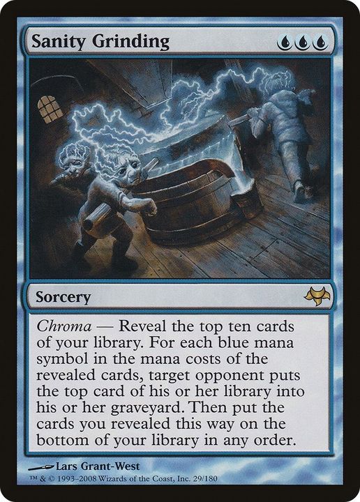 Sanity Grinding in the group Magic the Gathering / Types / Colors / Blue at Proxyprinters.com (45604)