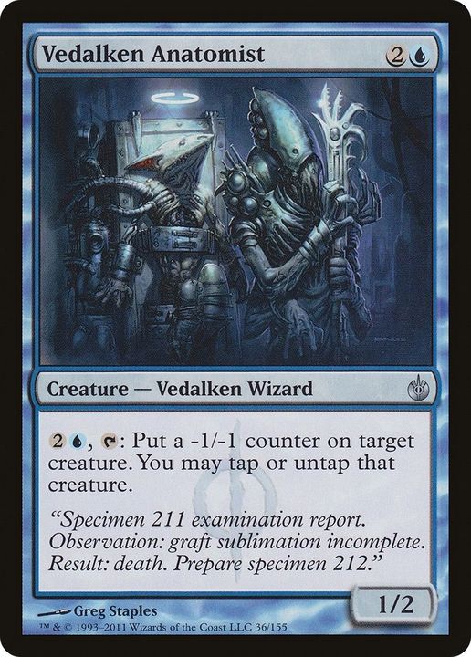 Vedalken Anatomist in the group Magic the Gathering / Types / Creatures / Wizard at Proxyprinters.com (4561)