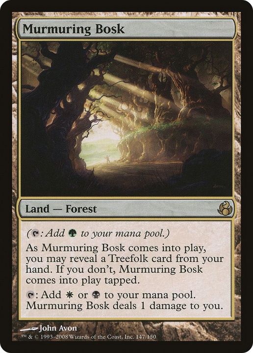 Murmuring Bosk in the group Magic the Gathering / Types / Land / Forest at Proxyprinters.com (45633)