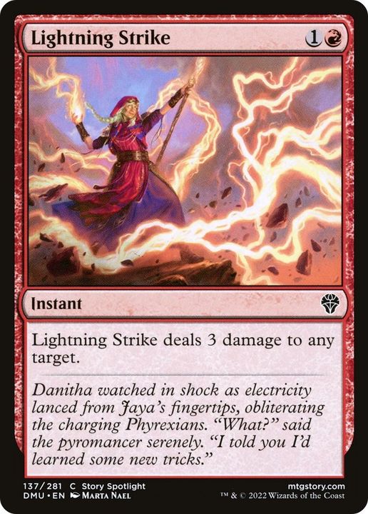 Lightning Strike in the group Magic the Gathering / Types / Colors / Red at Proxyprinters.com (45640)