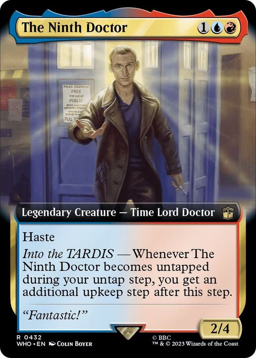 The Ninth Doctor in the group Magic the Gathering / Types / Colors / Multicolors / R, U at Proxyprinters.com (45646)