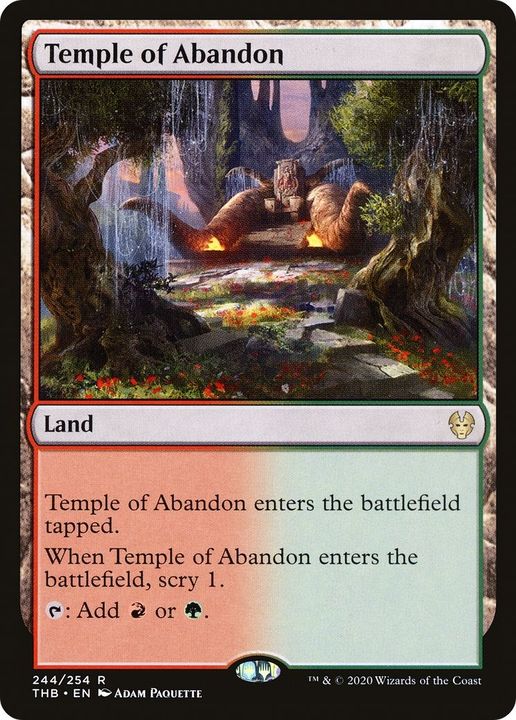 Temple of Abandon in the group Magic the Gathering / Types / Colors / Colorless at Proxyprinters.com (45656)