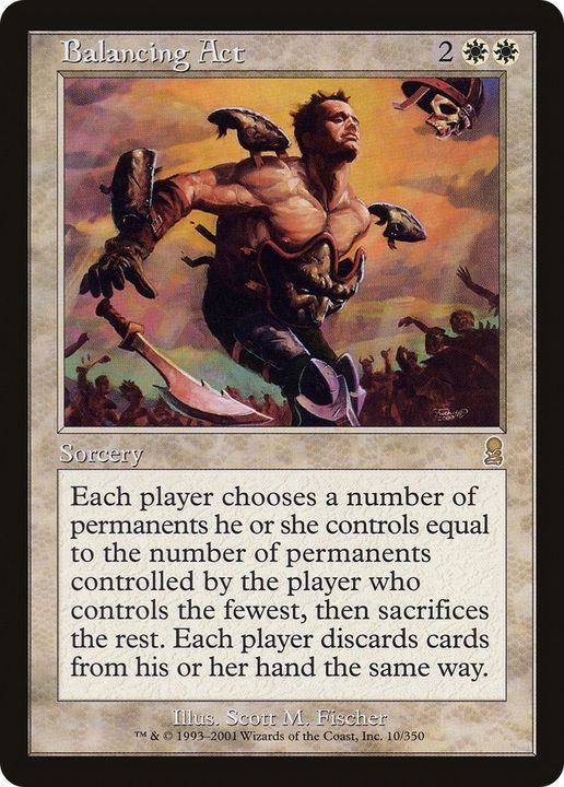 Balancing Act in the group Magic the Gathering / Types / Colors / White at Proxyprinters.com (45671)