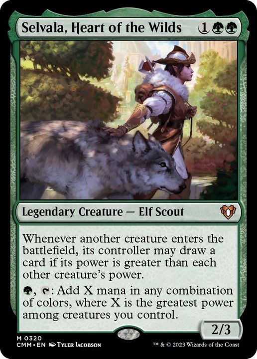 Selvala, Heart of the Wilds in the group Magic the Gathering / Singles at Proxyprinters.com (45678)