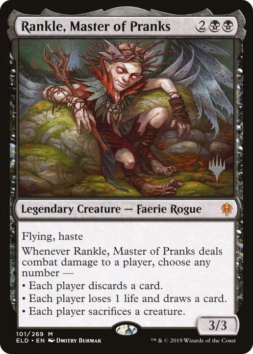 Rankle, Master of Pranks in the group Magic the Gathering / Types / Colors / Black at Proxyprinters.com (45689)